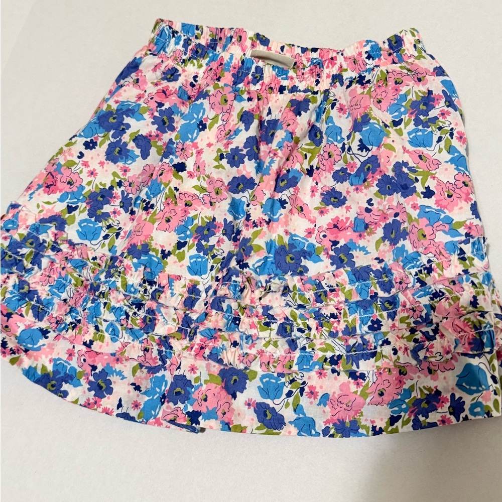 L.L. Bean Pink and Blue Mini Skater Skirt 3 for $20